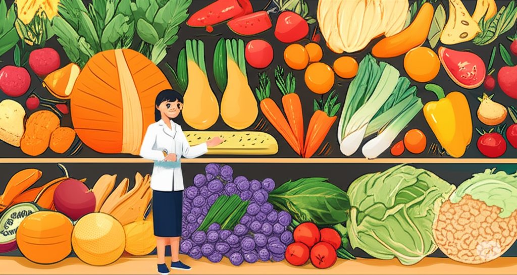 Vibrant image representing nutrition coaching and healthy foods