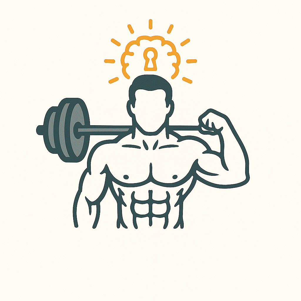 Icon illustrating weightlifting, representing personalized physical training.